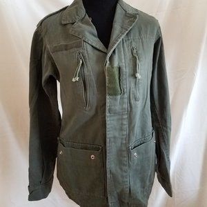 Vintage Style Green Army Jacket